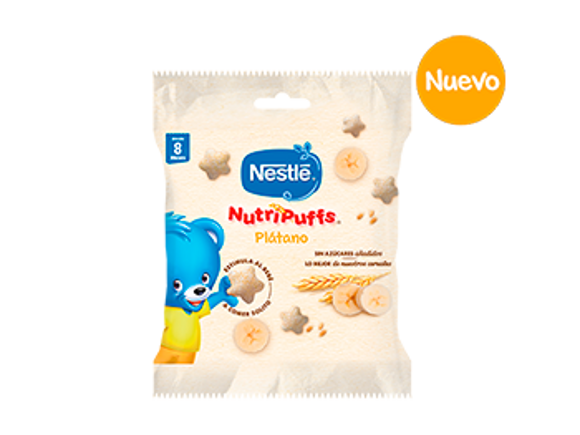 Bolsita NESTLÉ NutriPuffs Plátano 7g Bolsita NESTLÉ NutriPuffs Plátano 7g