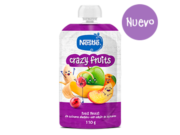 PURÉ DE FRUTAS NESTLÉ Crazy Fruits PURÉ DE FRUTAS NESTLÉ Crazy Fruits
