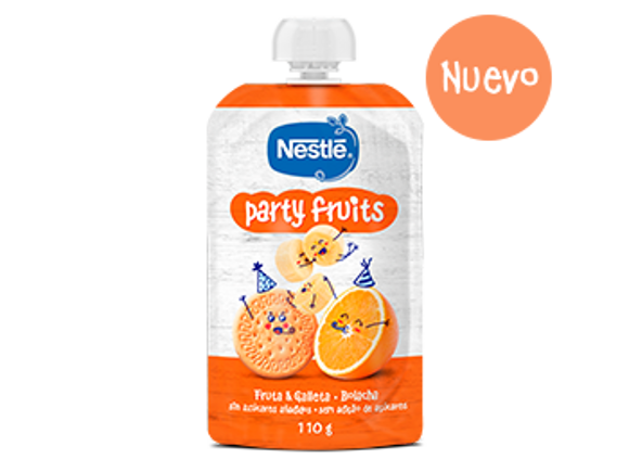 Puré de frutas Nestlé Party Fruits Puré de frutas Nestlé Party Fruits
