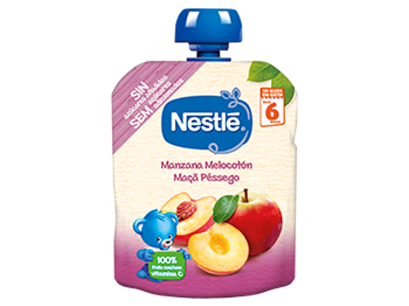 Nueva imagen manzana melocotón Nueva imagen manzana melocotón