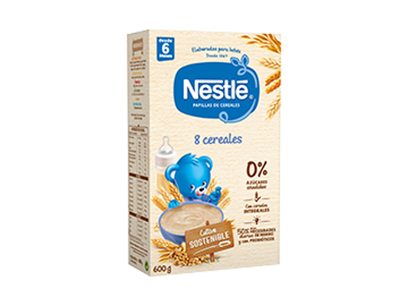 Papilla de 8 cereales para bebés de 6 meses Papilla de 8 cereales para bebés de 6 meses