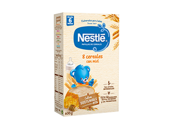 Papilla de cereales con miel para bebés de 6 meses Papilla de cereales con miel para bebés de 6 meses