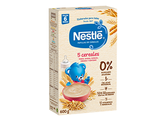 papillas nestlé 5 cereales papillas nestlé 5 cereales