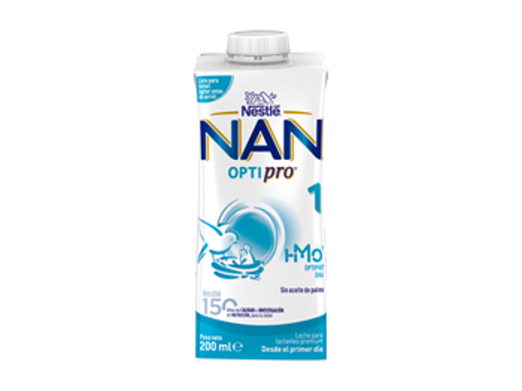 NAN Optipro 1 Líquida Leche de inicio Desde el primer día NAN Optipro 1 Líquida Leche de inicio Desde el primer día