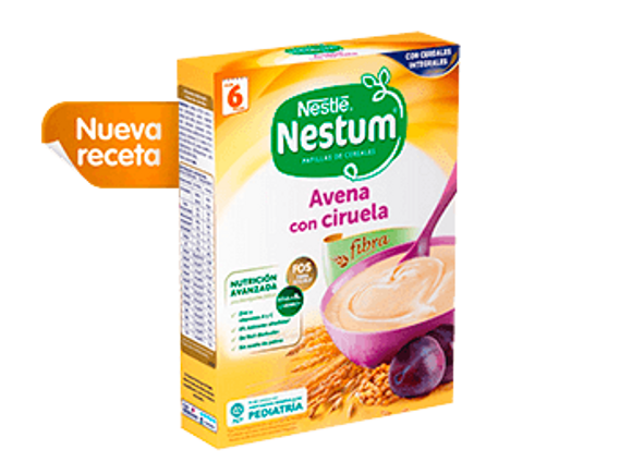 Papillas NESTUM Avena con ciruela Papillas NESTUM Avena con ciruela