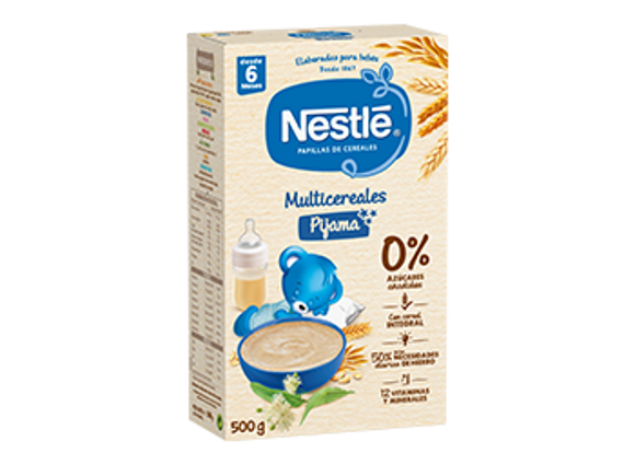 Papilla Multicereales Nestlé Pijama Papilla Multicereales Nestlé Pijama