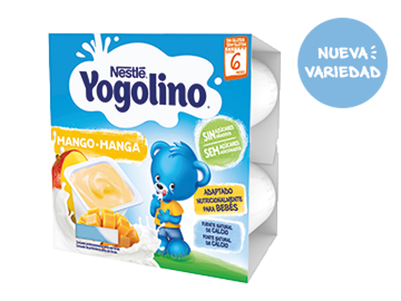 YOGOLINO mango sin azúcares añadidos YOGOLINO mango sin azúcares añadidos