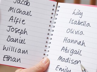 Más de 200 nombres para bebés en inglés