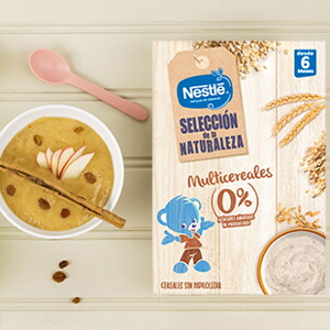 Receta para niños y bebés de papilla de manzana con cereales Receta para niños y bebés de papilla de manzana con cereales