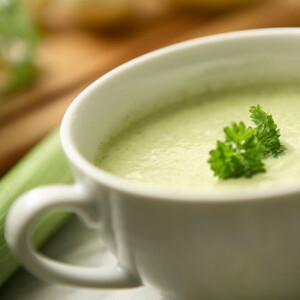 Crema de puerros