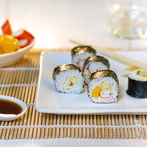 Trio de sushi para embarazadas Trio de sushi para embarazadas