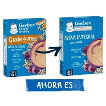Gerber expertcare avena integral con ciruela