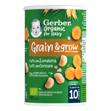 Snacks ecológicos GERBER Puffs con Zanahoria
