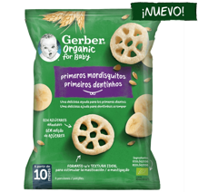 GERBER Organic Snacks Primeros Mordisquitos