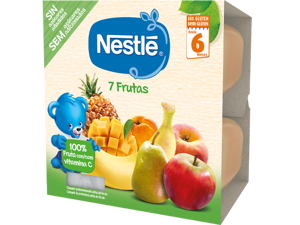 Purés Nestlé Tarrina 7 Frutas Purés Nestlé Tarrina 7 Frutas