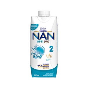 NAN OPTIPRO® 2 Leche líquida de continuación a partir de 6 mesesNAN OPTIPRO® 2 Leche líquida de continuación a partir de 6 meses