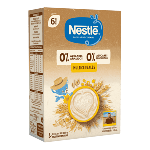 Nestlé Papillas 0%0% Multicereales