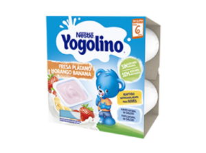 YOGOLINO Fresa Plátano (sin azúcar añadido*)