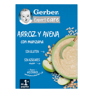 GERBER ExpertCare Arroz y Avena con Manzana GERBER ExpertCare Arroz y Avena con Manzana