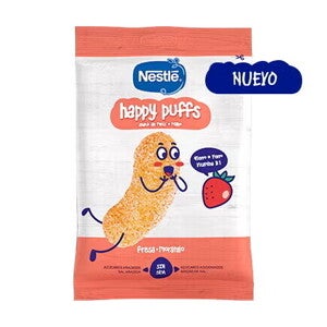 Happy Puffs maíz fresa