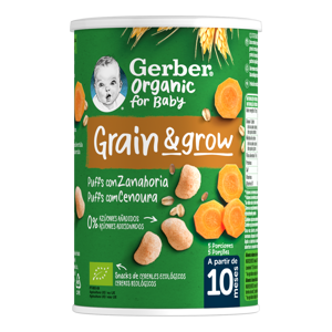Snacks ecológicos GERBER Puffs con Zanahoria