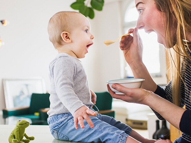 La alimentación del bebé desde los 6 meses La alimentación del bebé desde los 6 meses