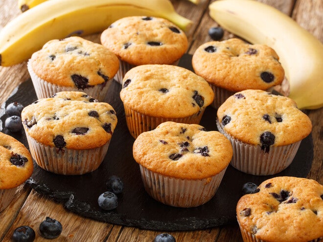 MAGDALENAS DE PLÁTANO