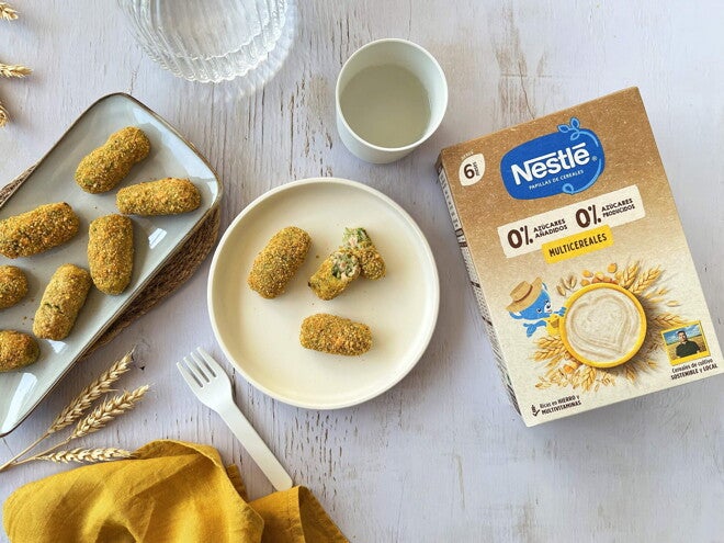 Croquetas de salmón y brócoli 