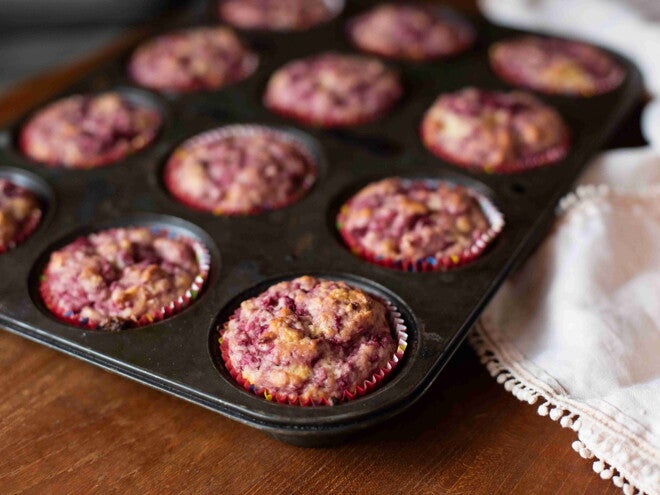 Muffins de remolacha para niños: merienda saludable y divertida Muffins de remolacha para niños: merienda saludable y divertida