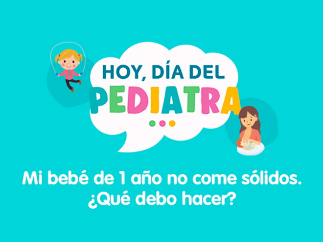 Mi bebé de 1 año rehusa a comer sólidos, ¿le debo dar más triturados? - Nestlé Bebé