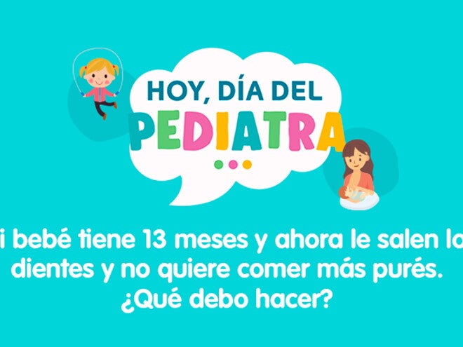 Mi bebé tiene 13 meses y ahora le salen los dientes y no quiere comer más purés - Nestlé Bebé