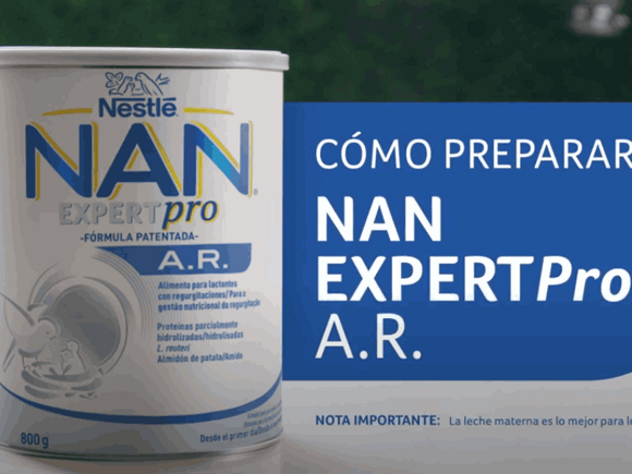 Cómo preparar NAN ExpertPro A.R