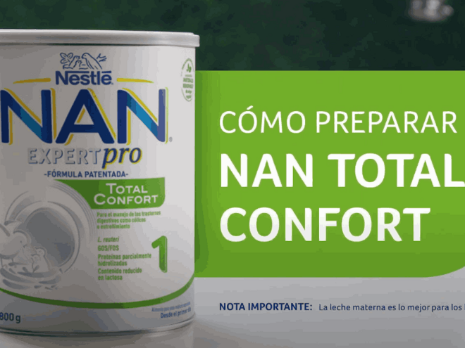 Leche Nan® 1 Lcomfortis® 900g Tarro Fórmula Infantil