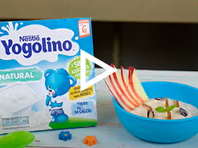 Receta de papilla de manzana, almendras y dátil