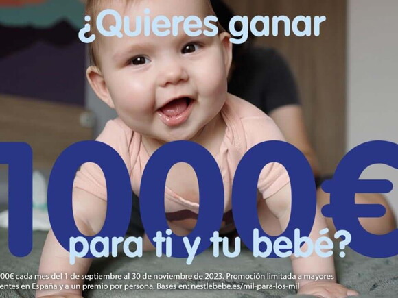 ¿Quieres ganar 1000€ para ti y tu bebé?
