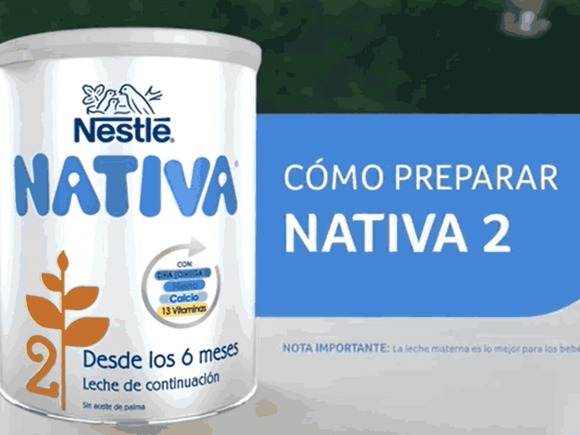 ¿Cómo preparar un biberón NATIVA 2?