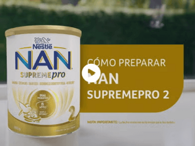 ¿Cómo preparar NESTLÉ NAN SUPREMEPRO?
