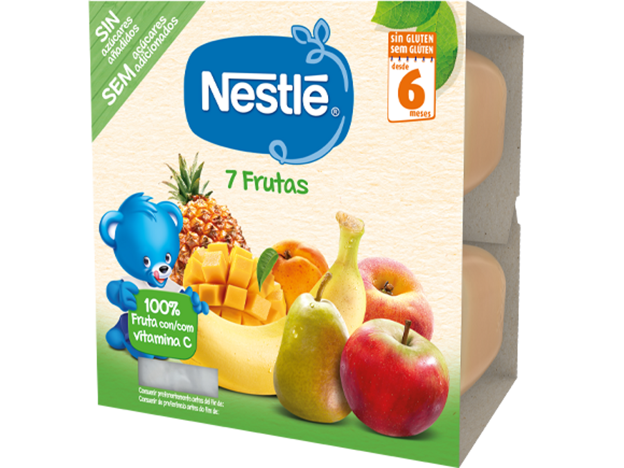 Purés Nestlé Tarrina 7 Frutas