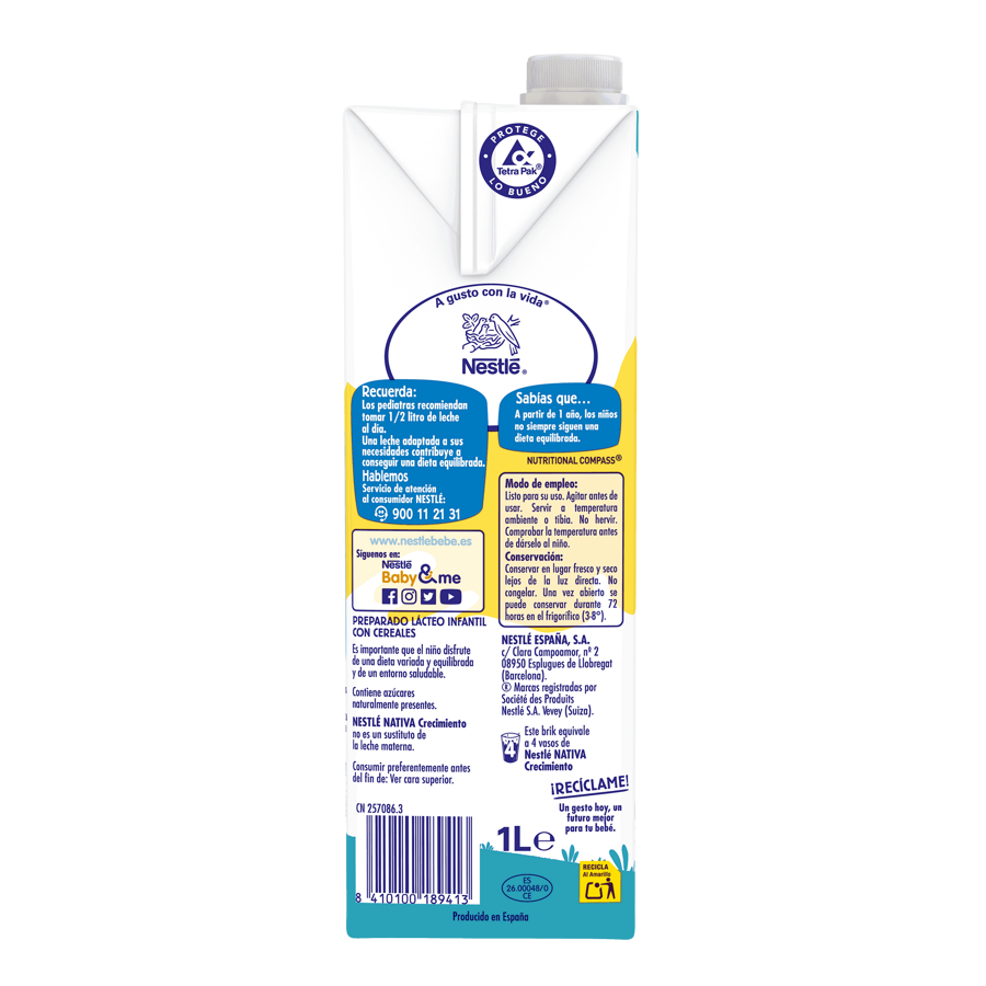 Nestlé Nativa Crecimiento Cereales