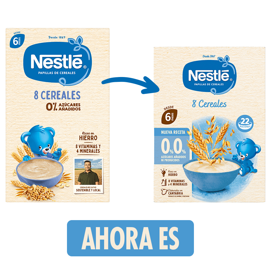 Papilla NESTLE 8 Cereales 
