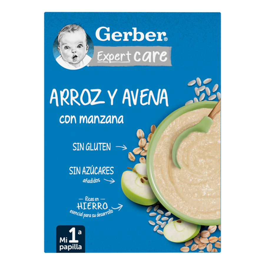 GERBER ExpertCare Arroz y Avena con Manzana