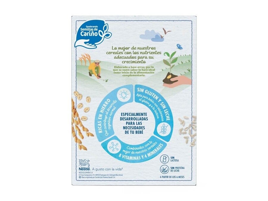 Papilla NESTLÉ EXPERT Sin Gluten Crema de Arroz