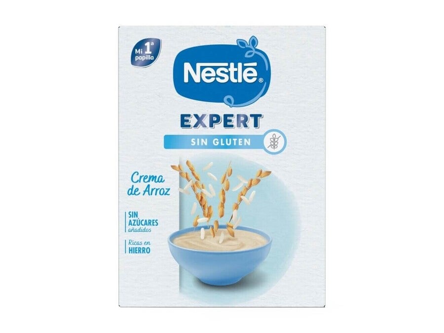 Papilla NESTLÉ EXPERT Sin Gluten Crema de Arroz