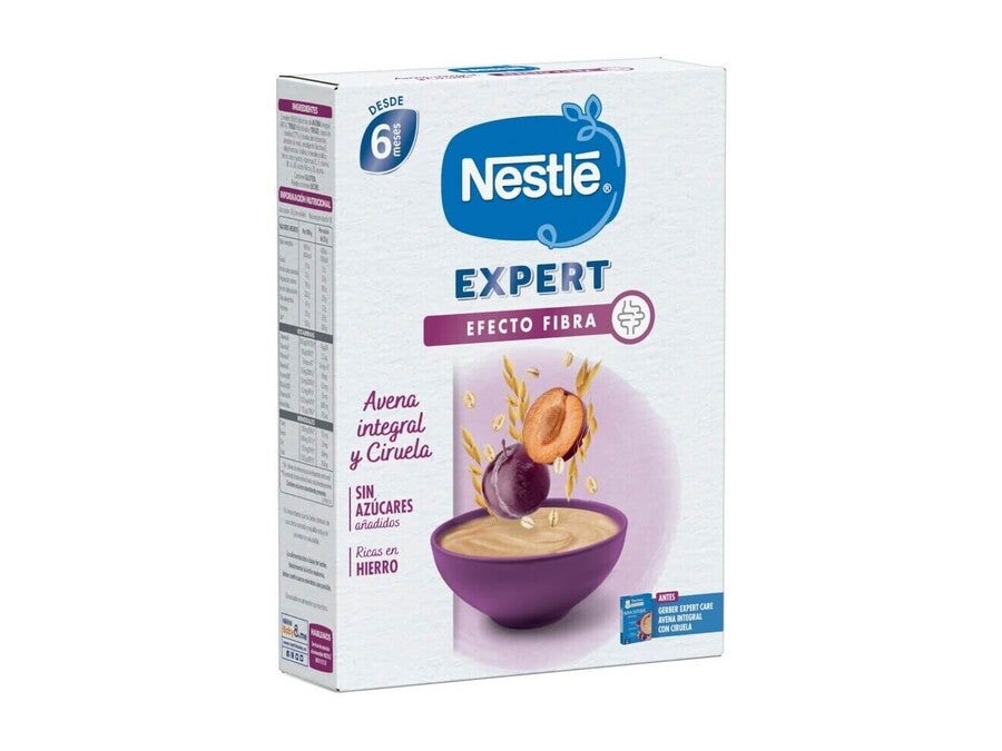 Papilla NESTLÉ EXPERT Avena Integral con Ciruela