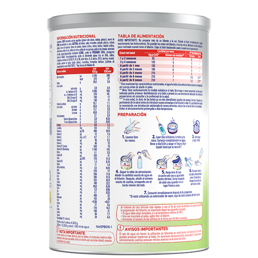 NIDINA Confort Digest 1 – Desde el inicio hasta los 6 meses​