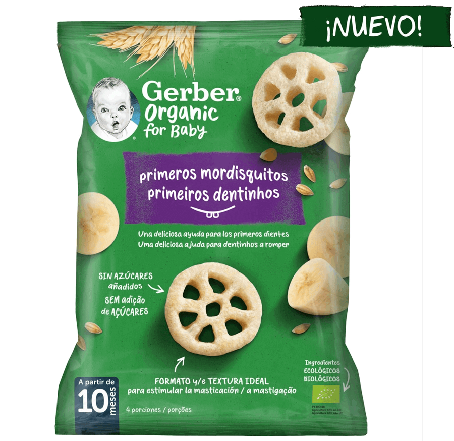 GERBER Organic Snacks Primeros Mordisquitos