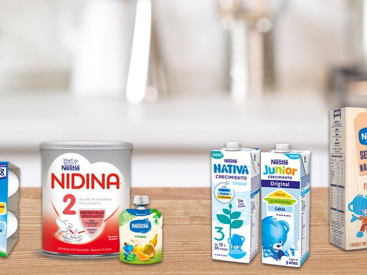 Nuestros productos Nestlé Baby & me Nuestros productos Nestlé Baby & me
