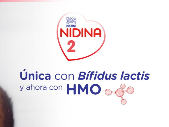 NIDINA 2 Única con Bifidus Lactis y ahora con HMO