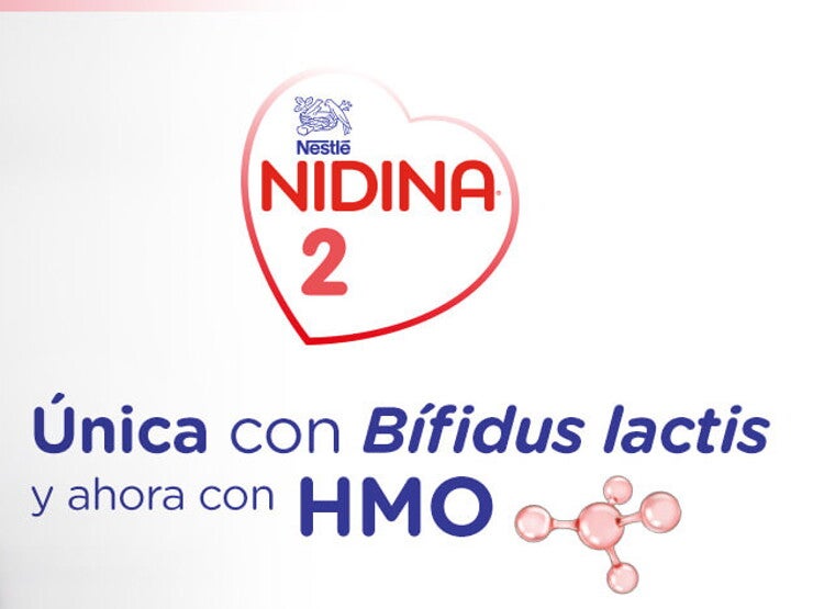 NIDINA 2 Única con Bifidus Lactis y ahora con HMO NIDINA 2 Única con Bifidus Lactis y ahora con HMO