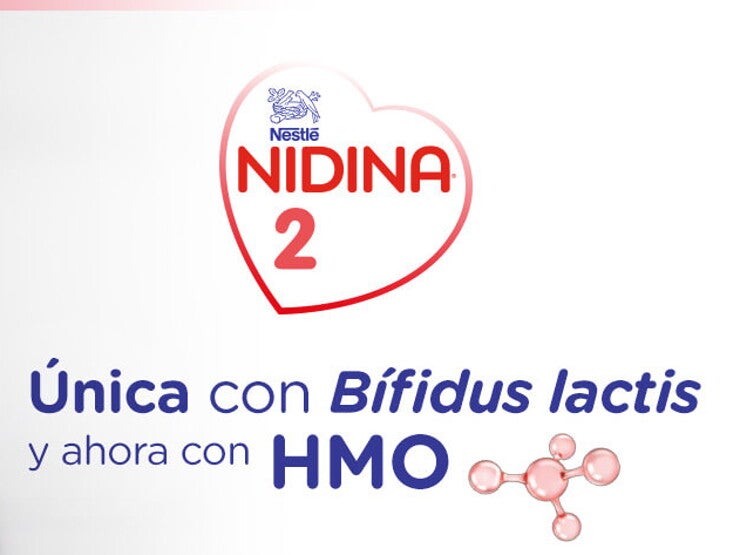 NIDINA 2 Única con Bifidus Lactis y ahora con HMO